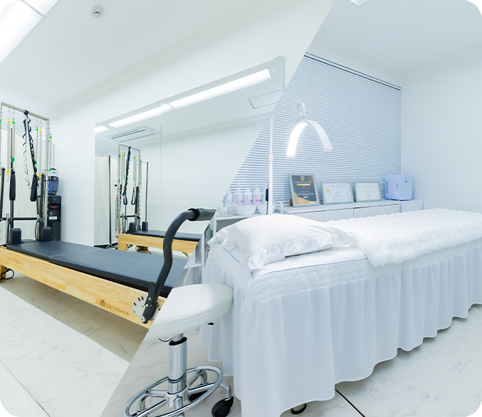 白を基調に心も整うクリーンな空間